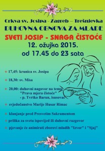 DuhovnaObnovaMladi_SvJosip_SnagaCistoce _2015